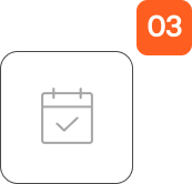 Step 3: Fast delivery and scheduled design updates