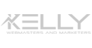 Kelly brand logo - trusted partner of Hire Design Team